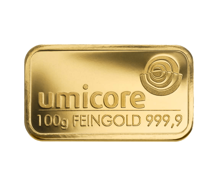 Sztabka Złota - Umicore - 100 g