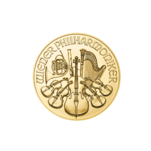 Filharmonicy Wiedeńscy 1/25 oz - Złota moneta bulionowa