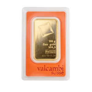 Sztabka Złota – Valcambi – 100 g
