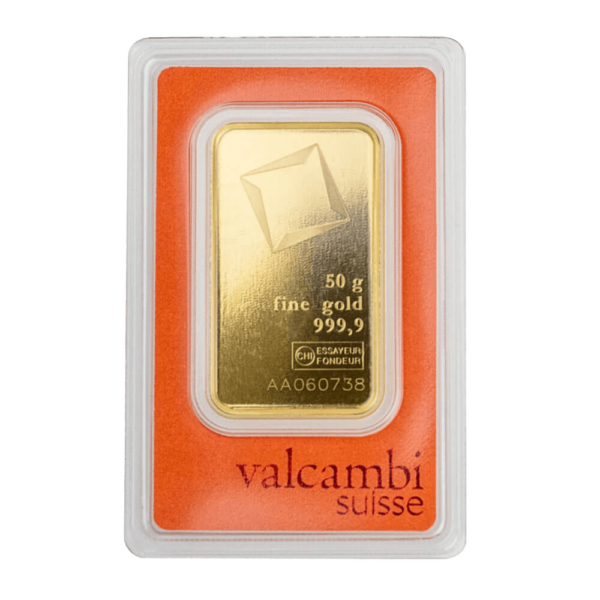 Sztabka Złota – Valcambi – 50 g