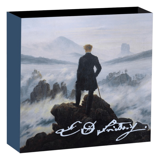 Wedrowiec Nad Morzem Mgly Kordian Wędrowiec nad morzem mgły, 1 dolar, Seria: Skarby światowego malarstwa - Mennica Polska