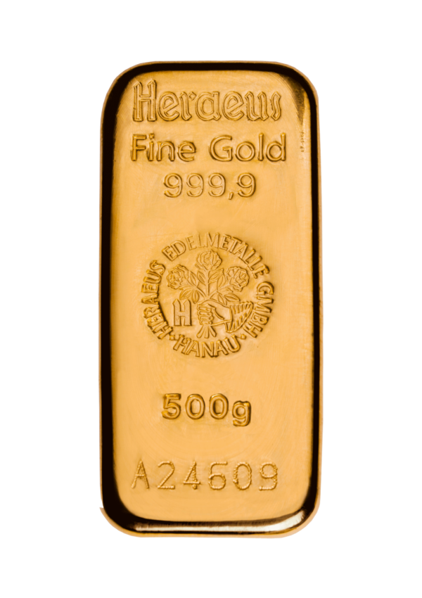 Sztabka Złota - Heraeus - 500 g