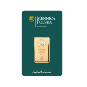 Sztabka Złota - Mennica Polska - 100 g
