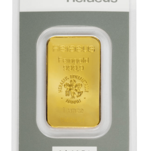 Sztabka Złota – Heraeus – 31,1 g