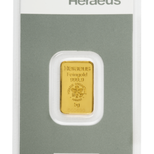 Sztabka Złota - Heraeus - 5 g