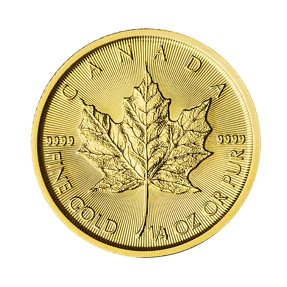 Liść Klonowy 1/4 oz - Złota moneta bulionowa Maple Leaf