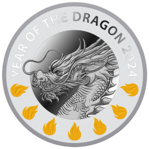 Rok Smoka, 1 dolar, Seria: Kalendarz Chiński, rewers