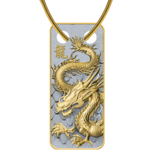 Zawieszka Rok Smoka, 500 franków CFA, Seria: Kalendarz Chiński, rewers