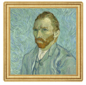 Vincent van Gogh, Autoportret, 2 dolary, rewers