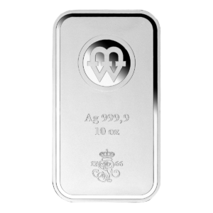 Sztabka srebra Mennicy Polskiej 10oz