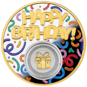 Moneta urodzinowa, 500 franków CFA, rewers