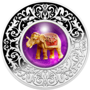 Słonik, 500 franków CFA, Seria: Talizmany szczęścia, rewers