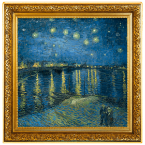 Gwiaździsta noc nad Rodanem, 1 dolar, Seria: Vincent van Gogh, rewers
