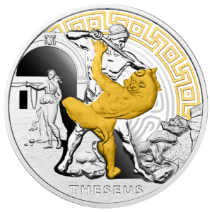 Tezeusz, 1 dolar, rewers