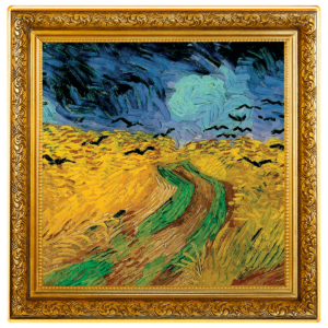 Pole pszenicy z krukami, 1 dolar, Seria: Vincent van Gogh, rewers