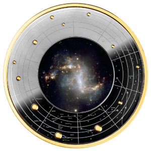 Galaktyka Chaotycznie i na opak, 500 franków CFA, Seria: Galaktyki, rewers