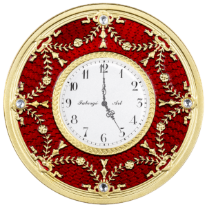 Czerwony zegar stołowy, 1 dolar, rewers