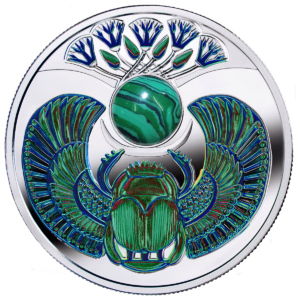 Skarabeusz Malachitowy, 1 dolar, rewers