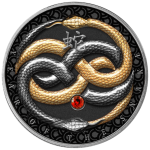 Rok Węża, 500 franków CFA, Seria: Kalendarz Chiński, rewers