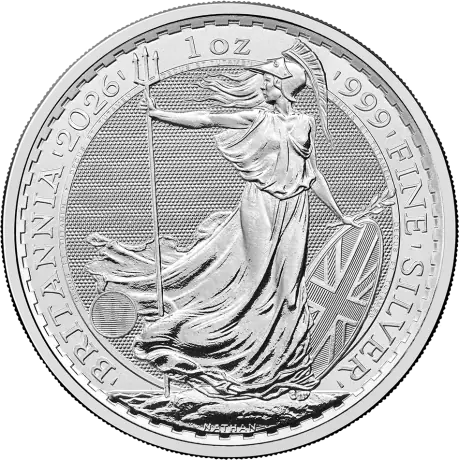 Britannia 1 oz. - Srebrna moneta bulionowa