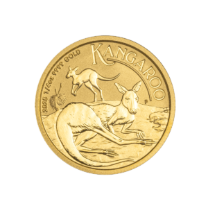 Australijski Kangur 1/4 oz - Złota moneta bulionowa, awers