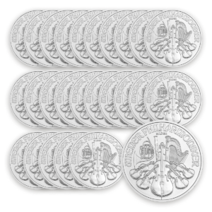 Zestaw 25 x Filharmonicy Wiedeńscy 1 oz. - Srebrna moneta bulionowa