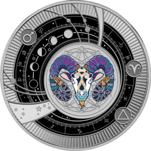 Baran, 500 franków CFA, Seria: Znaki Zodiaku, rewers