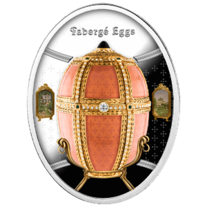 Jajo Duńskie Pałace, 1 dolar, Seria: Jaja Faberge, rewers