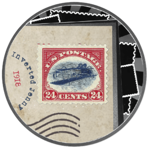 Znaczek Inverted Jenny, 500 franków CFA, Seria: Najdroższe znaczki świata, rewers