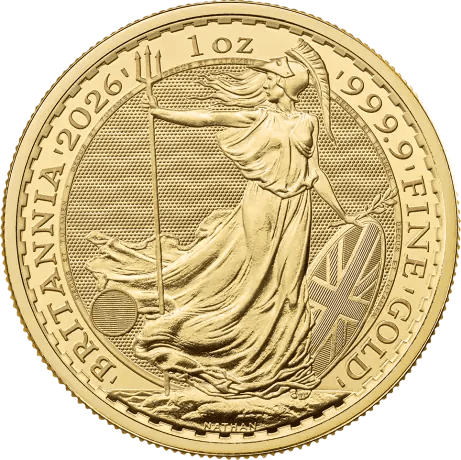Britannia 1 oz - Złota moneta bulionowa, 2026