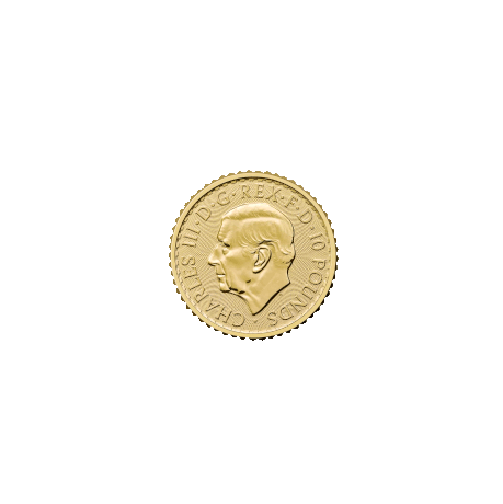 Britannia 1/10 oz - Złota moneta bulionowa, awers