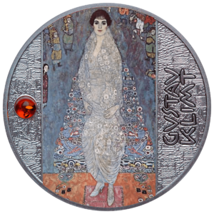 Gustav Klimt, Portret Baronessy Elisabeth Bachofen-Echt, 500 franków CFA, rewers