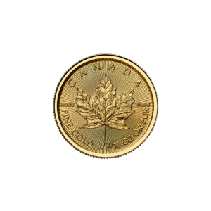 Liść Klonowy 1/10 oz - Złota moneta bulionowa Maple Leaf (Rocznik 2026), rewers