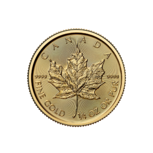Liść Klonowy 1/4 oz - Złota moneta bulionowa Maple Leaf (Rocznik 2026), rewers