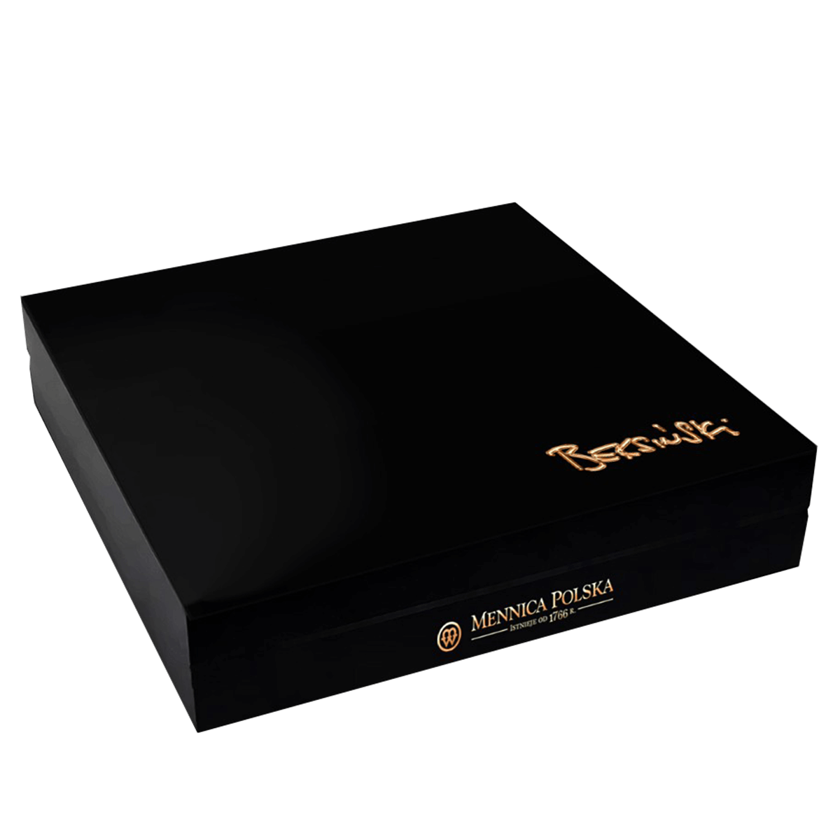 BEKSINSKI-opakowanie-wizualizacja-1200x1200-v1b wizualizacja opakowania, Etui do pierwszej edycji monet Zdzisława Beksińskiego 2024