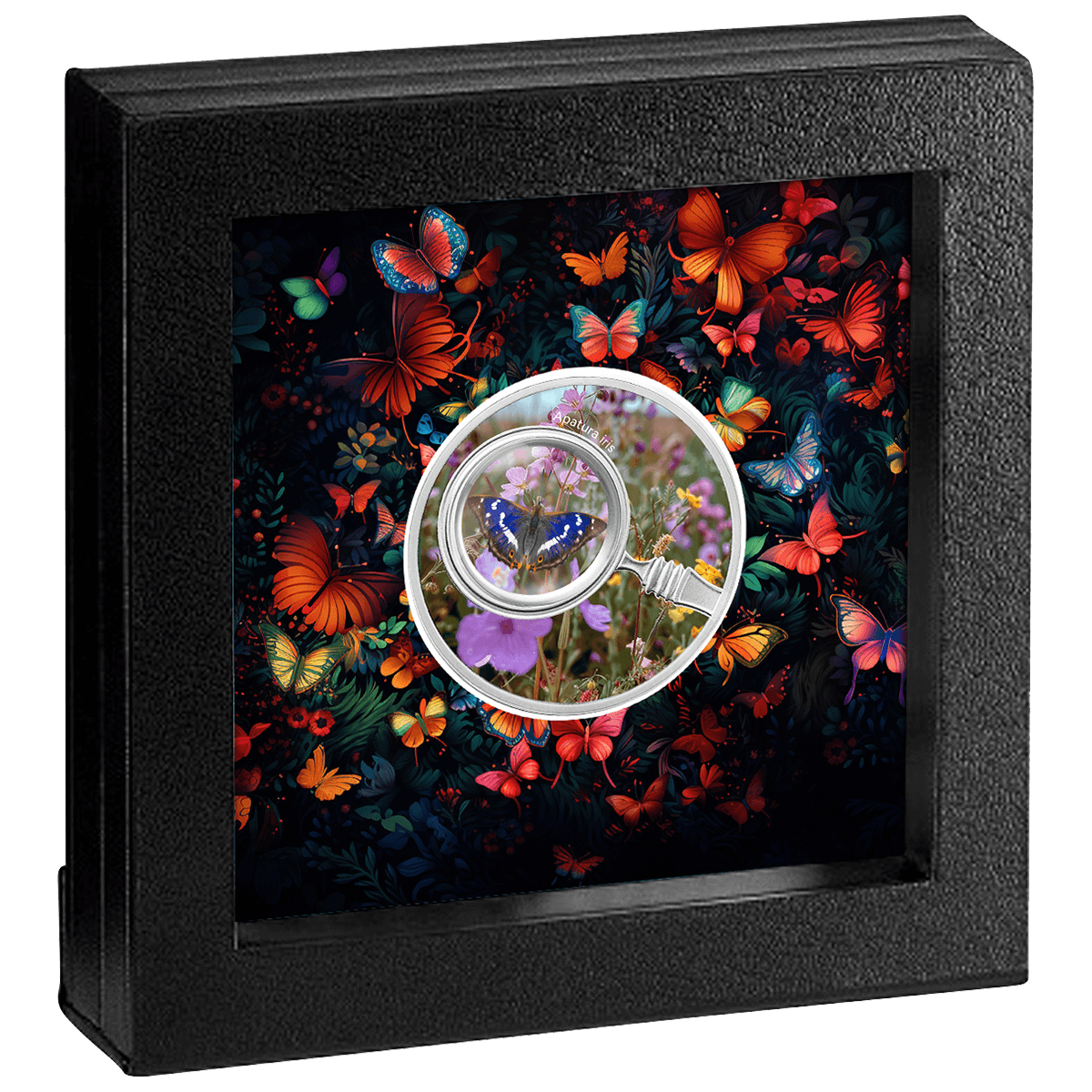 Apatura iris_box Apatura Iris, 500 franków CFA, pudełko