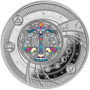 Waga, 500 franków CFA, Seria: Znaki Zodiaku, rewers