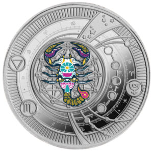 Skorpion, 500 franków CFA, Seria: Znaki Zodiaku, rewers