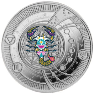 Skorpion, 500 franków CFA, Seria: Znaki Zodiaku, rewers