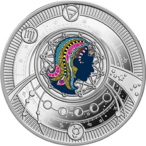 Panna, 500 franków CFA, Seria: Znaki Zodiaku, rewers