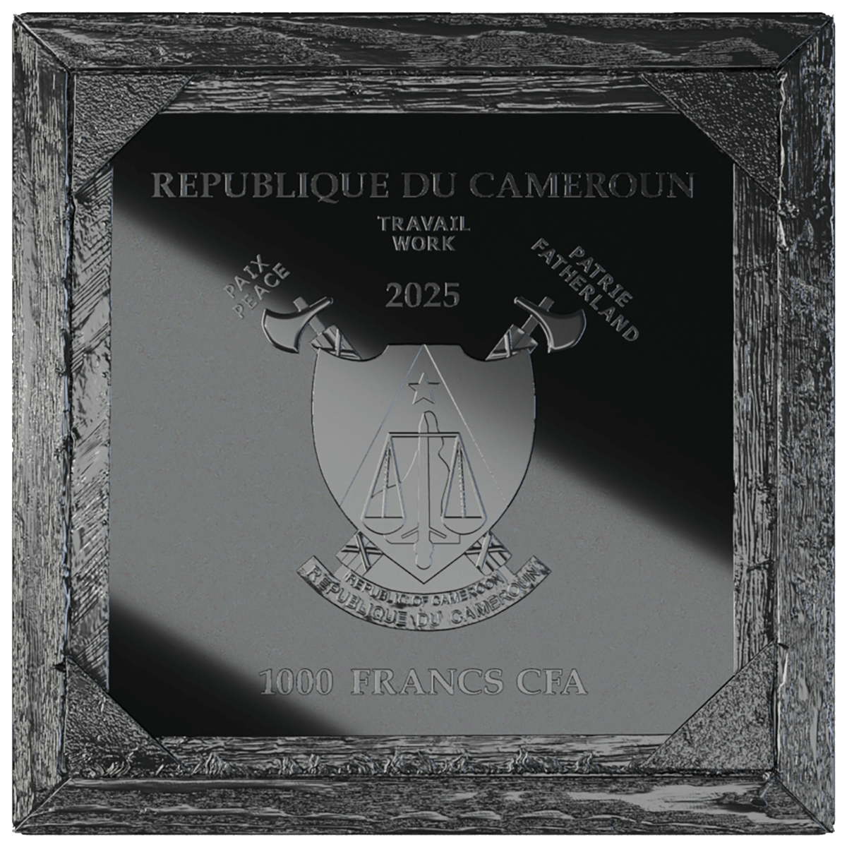 Dark Edition - Vanitas_obverse Philipp Sauerland, Vanitas, 1000 franków CFA, awers