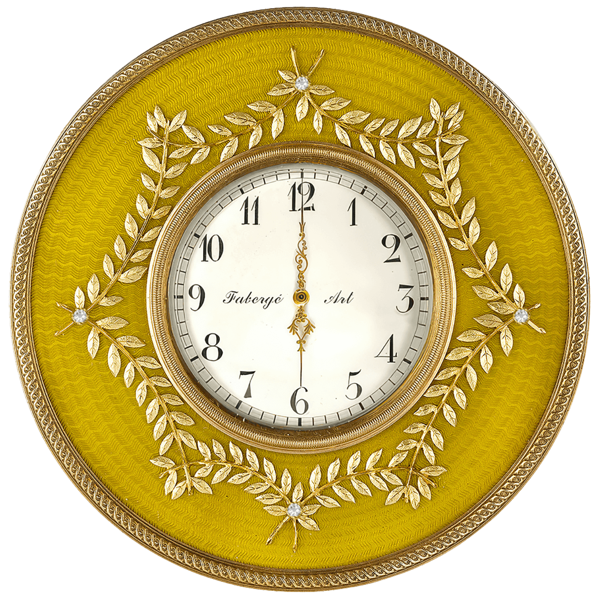 GOLDEN TABLE CLOCK_reverse Złoty Zegar Stołowy, 1 dolar, rewers