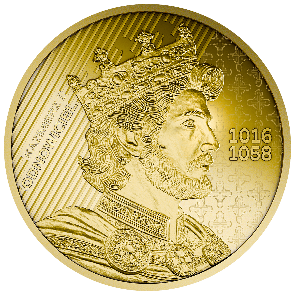 Kazimierz I Odnowiciel - Rewers WWW Kazimierz I Odnowiciel 1 oz – Limitowana edycja, rewers