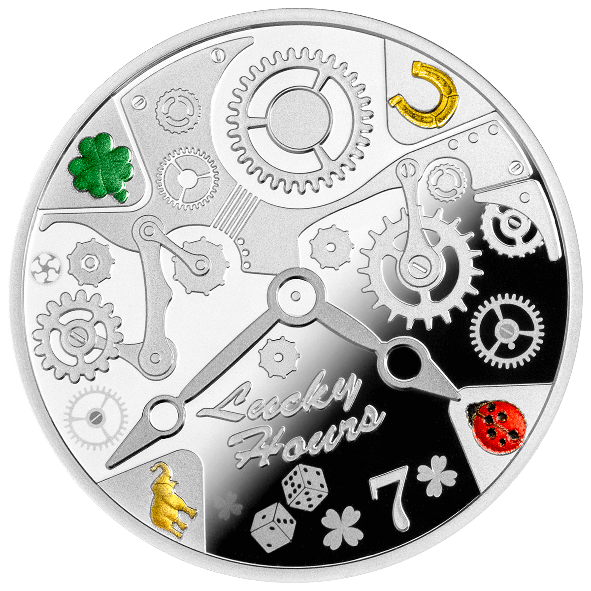 Lucky Hours_reverse Lucky hours, 500 franków CFA, rewers