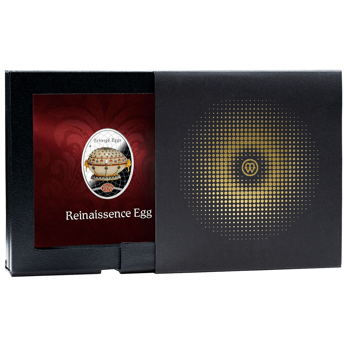 Jajo Renesansowe, 1 dolar, Seria: Jaja Faberge, pudełko