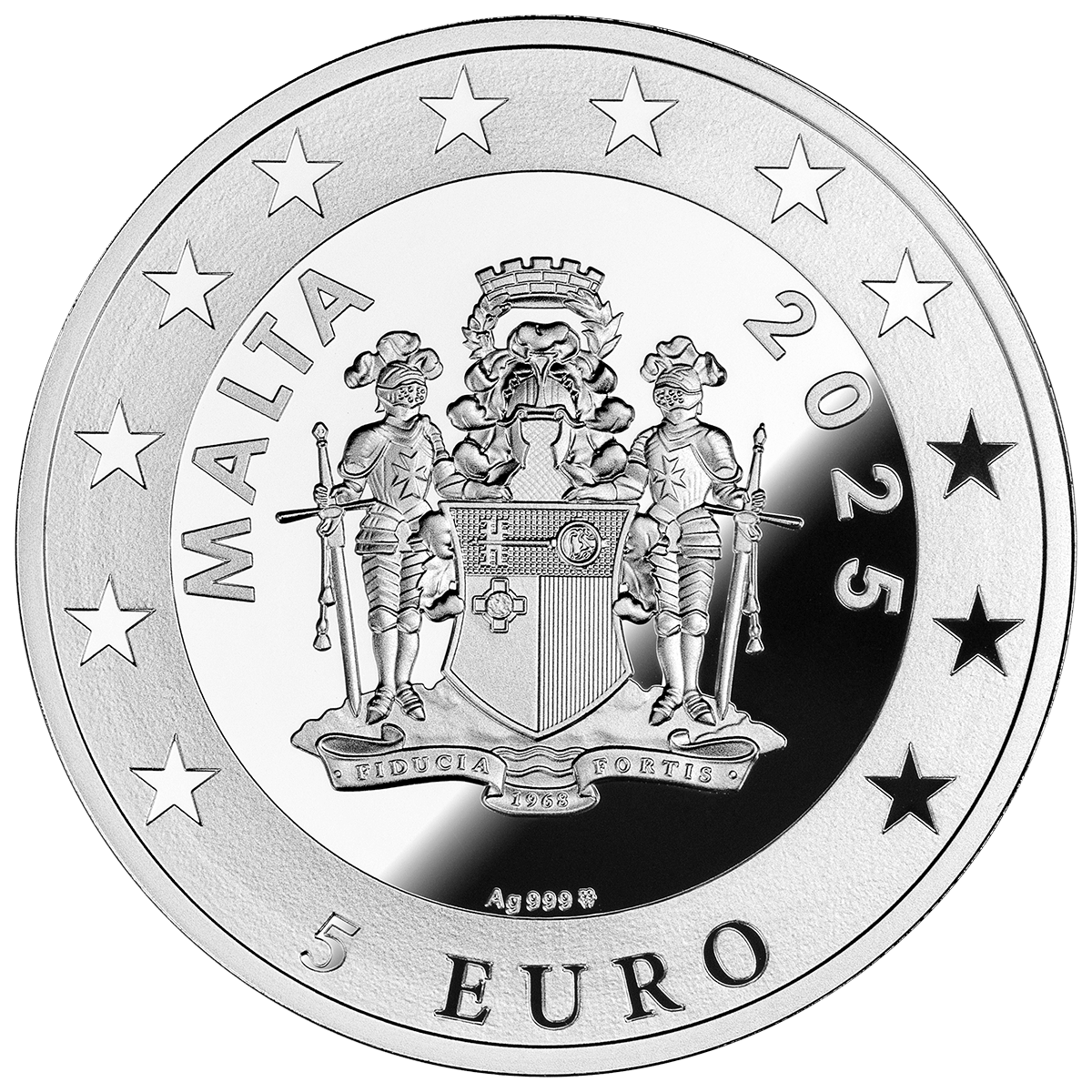 Majolika – Spór Apolla z Panem - Sąd Midasa (talerz), 5 Euro, awers