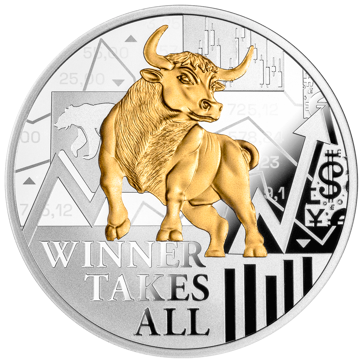 Winner Takes All - reverse Winner Takes All, 500 franków CFA, rewers