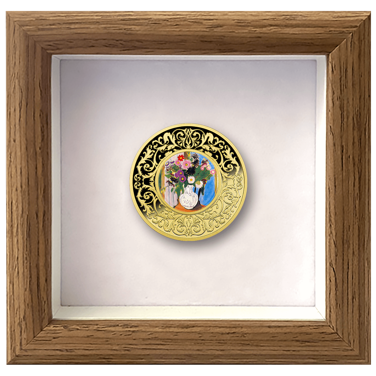 Henri_Matisse_box Henri Matisse, Wazon z kwiatami, 500 franków CFA, Seria: Kwiaty w malarstwie, pudełko