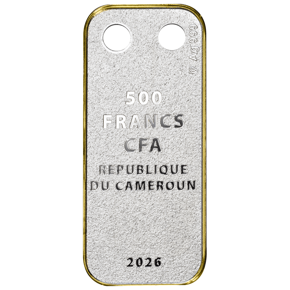 Year of the horse - pendant (obverse) WWW Zawieszka Rok Konia, 500 franków CFA, Seria: Kalendarz Chiński, awers