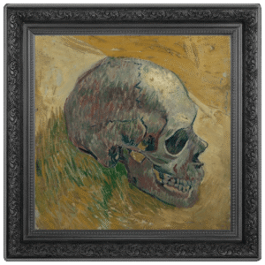 Vincent van Gogh, Czaszka (1887/1888), 1000 franków CFA, rewers